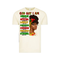 Vintage Arctic god say i am juneteenth afro girl Vintage Tee - Artiststas