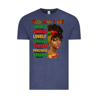 Vintage Denim god say i am juneteenth afro girl Vintage Tee - Artiststas