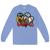 Colony Blue baseball hearts Long Sleeve Tee - Jasminsmagicworld