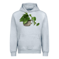 Heather Grey Philodendron Urban Hoodie - LillyAllenDesigns