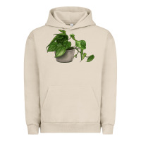 Pigment French Oak Philodendron Urban Hoodie - LillyAllenDesigns