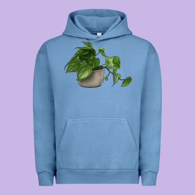Philodendron Urban Hoodie Designed By Lillyallendesigns
