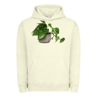 Pigment Pistachio Philodendron Urban Hoodie - LillyAllenDesigns
