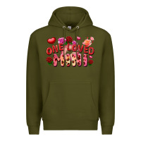 Army Green One loved mini Valentine's Day Premium Hoodie - FaDigitalArtStudio