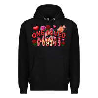 Black One loved mini Valentine's Day Premium Hoodie - FaDigitalArtStudio