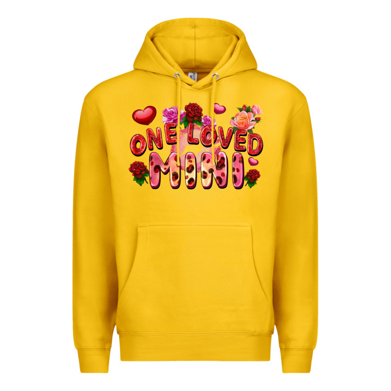 One Loved Mini Valentine's Day Premium Hoodie by FaDigitalArtStudio | Teevron