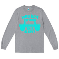 Heather Grey Who Just Farted This Guy Long Sleeve Tee - Bettercallsaul