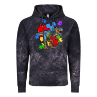 Cloud Black autism t rex Vintage Hoodie - Artiststas