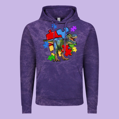 Autism T Rex Vintage Hoodie Designed By Artiststas