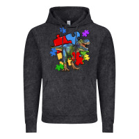 Vintage Black autism t rex Vintage Hoodie - Artiststas