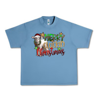 Pebble Blue merry cluckin christmas Urban Heavy Tee - SublimationCraftShop