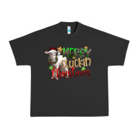 Pigment Black merry cluckin christmas Urban Heavy Tee - SublimationCraftShop