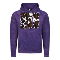 Cloud Purple cowhide Vintage Hoodie - RanaPortraitStore