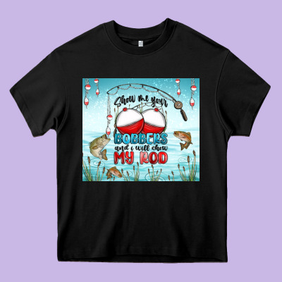 Show Me Your Bobbers And I Will Show My Rod Heavy Core Tee Designed By Maliassmallbusiness