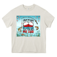 Cream show me your bobbers and i will show my rod Heavy Core Tee - MaliasSmallBusiness