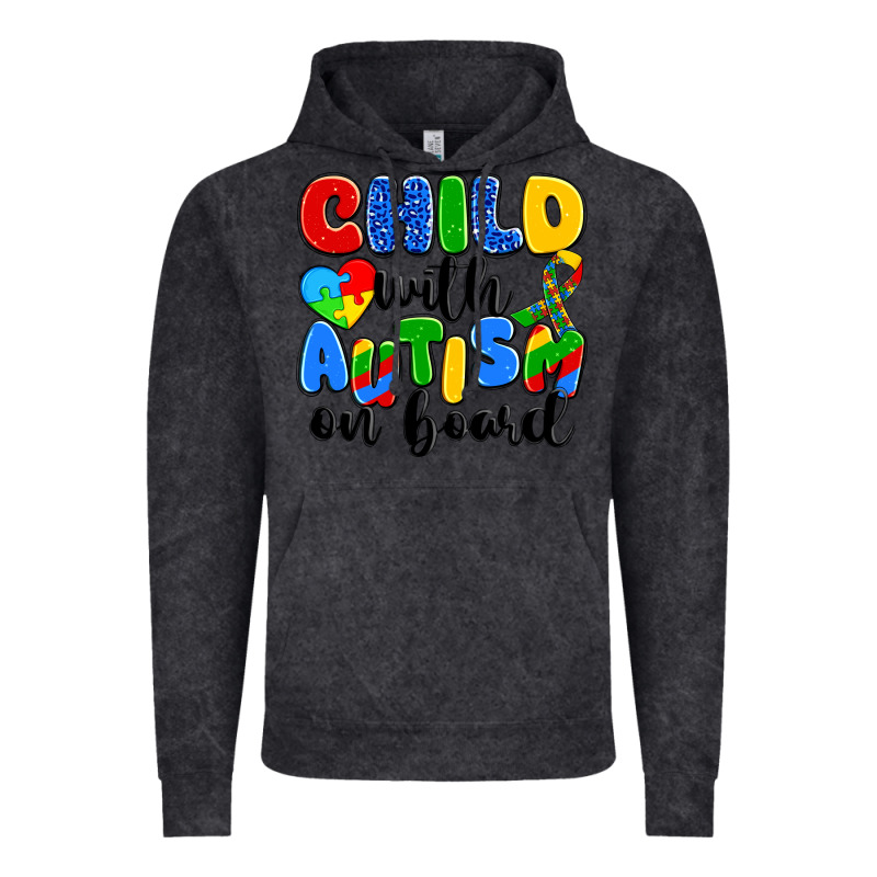 Child With Autism On Board Vintage Hoodie by Artiststas | Teevron