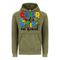 Vintage Olive child with autism on board Vintage Hoodie - Artiststas