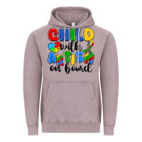 Vintage Zinc child with autism on board Vintage Hoodie - Artiststas