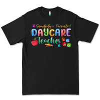 Black somebody's favorite daycare teacher Premium Tee - MaliasSmallBusiness