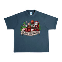 Midnight Navy Merry Christmas Urban Heavy Tee - SublimationCraftShop