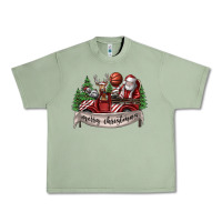 Oil Green Merry Christmas Urban Heavy Tee - SublimationCraftShop