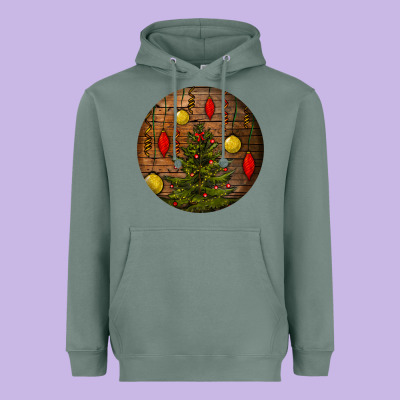 Christmas Heavyweight Hoodie Designed By Bundleandbundleshop