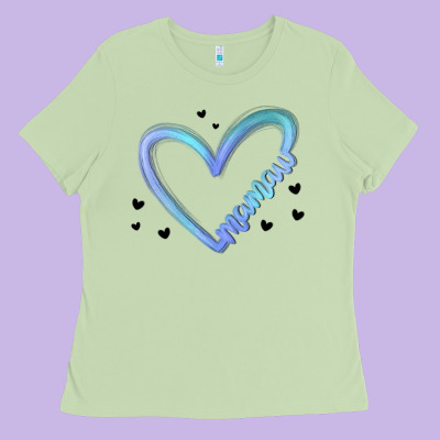 Mamaw Ladies Tee Designed By Maliassmallbusiness