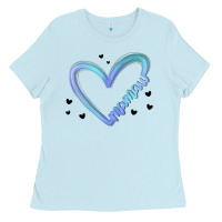Baby Blue mamaw Ladies Tee - MaliasSmallBusiness