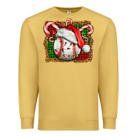 Antique Gold baseball christmas Premium Sweatshirt - FaDigitalArtStudio