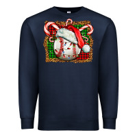 Navy baseball christmas Premium Sweatshirt - FaDigitalArtStudio