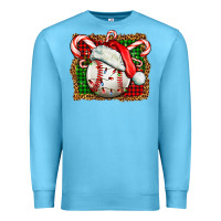 Ocean Blue baseball christmas Premium Sweatshirt - FaDigitalArtStudio