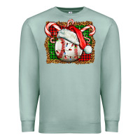 Seafoam baseball christmas Premium Sweatshirt - FaDigitalArtStudio