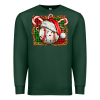 Sports Green baseball christmas Premium Sweatshirt - FaDigitalArtStudio