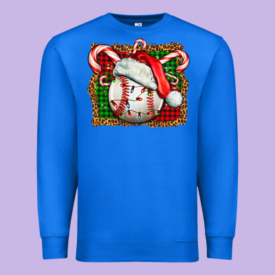 Baseball Christmas Premium Sweatshirt Designed By Fadigitalartstudio