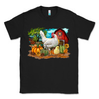 Black Fall Chicken Classic Tee - LillyAllenDesigns