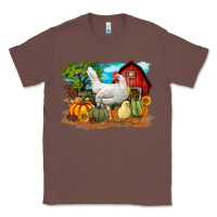 Chestnut Fall Chicken Classic Tee - LillyAllenDesigns
