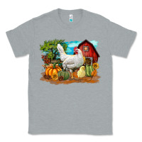 Heather Grey Fall Chicken Classic Tee - LillyAllenDesigns
