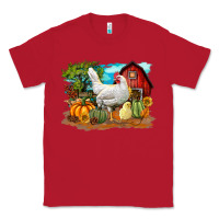 Red Fall Chicken Classic Tee - LillyAllenDesigns