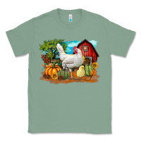 Sage Fall Chicken Classic Tee - LillyAllenDesigns