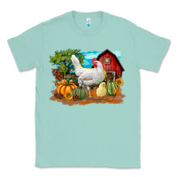 Seafoam Fall Chicken Classic Tee - LillyAllenDesigns