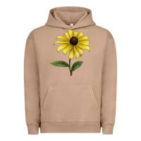 Pigment Burro Black Eyed Susan Flower Illustrations Urban Hoodie - LillyAllenDesigns
