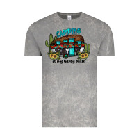 Camping Is My Happy Place2 Vintage Tee | Teevron