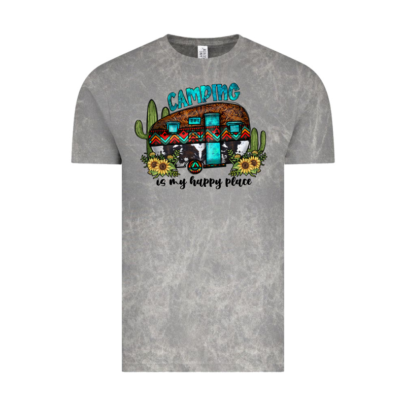Camping Is My Happy Place2 Vintage Tee by JahusDesignShop | Teevron