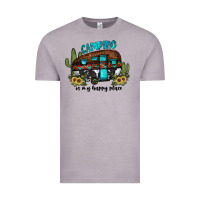 Vintage Zinc camping is my happy place2 Vintage Tee - JahusDesignShop