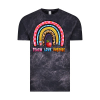 Cloud Black teach love inspire rainbow Vintage Tee - Artiststas