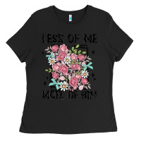 Black less of me more of him Ladies Tee - MaliasSmallBusiness