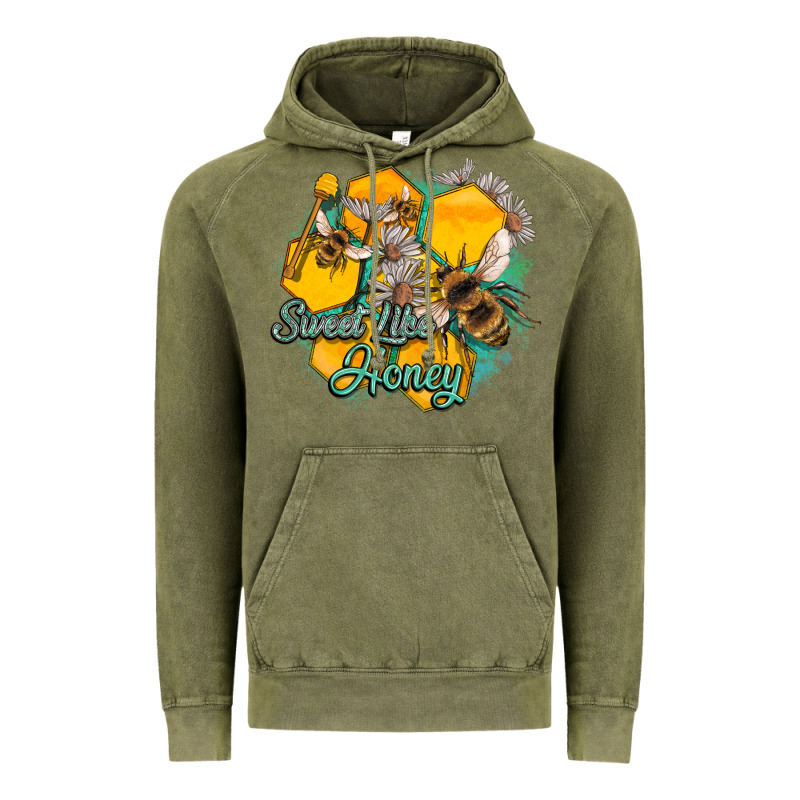 Sweet Like Honey Vintage Hoodie by Artiststas | Teevron