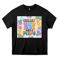 Black chillin' with my peeps Heavy Core Tee - MaliasSmallBusiness