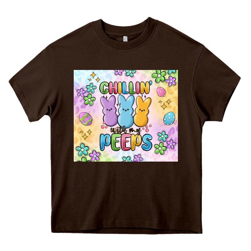 Chillin' With My Peeps Heavy Core Tee by MaliasSmallBusiness | Teevron