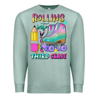 Seafoam rolling into third grade Premium Sweatshirt - BundleAndBundleShop